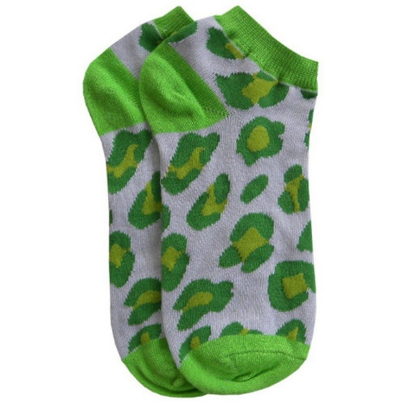 12 Pair Women's "Leopard Print" Low Cut Fun Socks - Picture 3 of 7